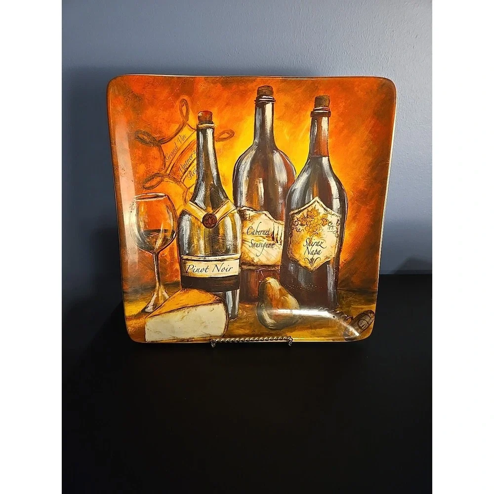 Certified International Wine Trio Gallery Grapes & Wine 10.75